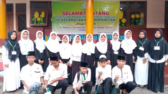 Santri MDT Sekolah Tahfidz Ulul Albab Ikuti Ujian MDT Se-Kecamatan Karangpawitan